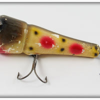Vintage Garland Bros Strawberry Spot Cork Head Lure