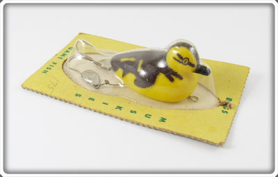 Vintage Bill Szabo's Baby Cree Duk Duck Lure On Card
