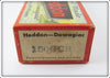Heddon Green Crackleback 150 In Correct Box