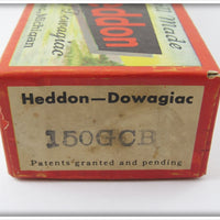 Heddon Green Crackleback 150 In Correct Box