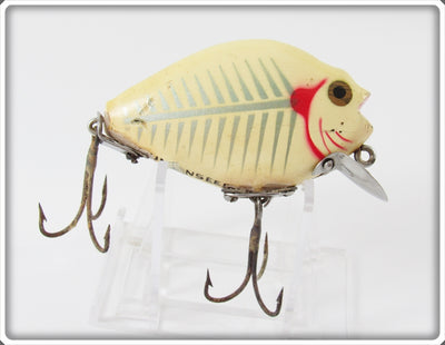 Vintage Heddon White Shore 740 Punkinseed Floater Lure 742XS