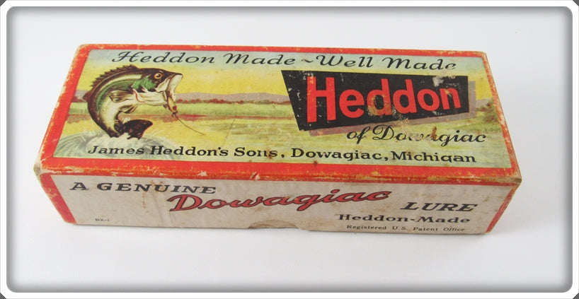 Vintage Heddon Perch 150 L Minnow Empty Lure Box