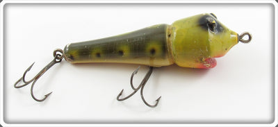 Vintage Garland Bros Frog Spot Cork Head Minnow Lure 