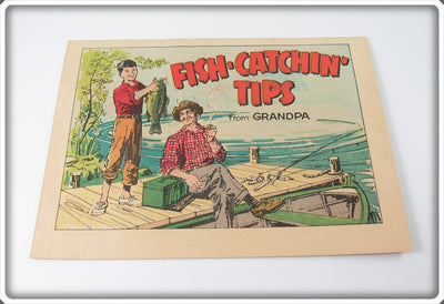 Vintage Creek Chub Fish Catchin' Tips From Grandpa Comic Book 