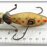 Union Springs Specialty Co White W/ Spots Miller's Reversible Minnow