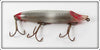 Vintage Heddon Fish Flash Silver & Red No Lip Vamp Spook Lure FF9500SR