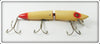 Vintage Heddon Red & White Giant Jointed Vamp Lure 7352