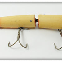 Vintage Heddon Red & White Giant Jointed Vamp Lure 7352