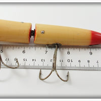Heddon Red & White Giant Jointed Vamp