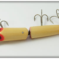 Heddon Red & White Giant Jointed Vamp