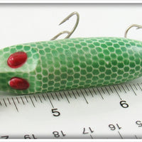 Rinehart White With Green Scales & Red Eyes Toper