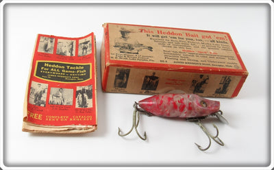 Heddon Waterwave Red & White River Runt In Box E9110RW