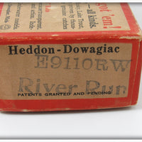 Heddon Waterwave Red & White River Runt In Box