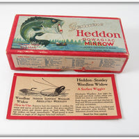 Vintage Heddon Pike Scale Weedless Widow Empty Lure Box 229M
