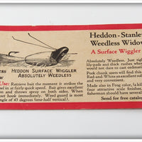 Heddon Pike Scale Weedless Widow Empty Box