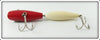 Jamison Red & White 6" Musky Wig Wag Gep Bait