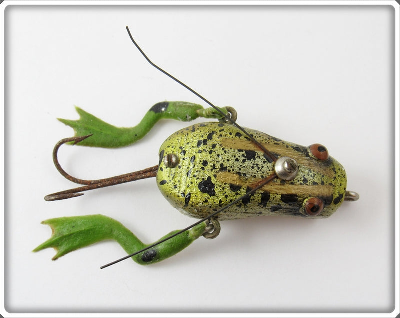 Vintage Paw Paw Frog Splatter Weedless Wow Lure | Tough Lures Vintage Paw Paw Frog Splatter Weedless Wow Lure | Tough Lures