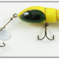 Gary Bowles Mini Creek Chub Yellow Beetle Type Lure