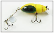 Gary Bowles Mini Creek Chub Yellow Beetle Type Lure