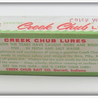 Creek Chub Dace Plastic Deep Diving Pikie In Box 705 DD