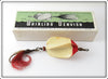 Whirling Dervish Bait Co Red & White Whirling Dervish In Box
