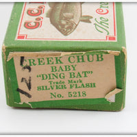 Creek Chub Silver Flash Baby Dingbat In Box 5218