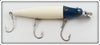 Vintage Creek Chub White Blue Head Pikie Lure 710