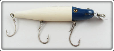 Vintage Creek Chub White Blue Head Pikie Lure 710