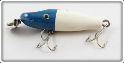 Creek Chub White Blue Head Spinning Pikie 9310 Special Lure 