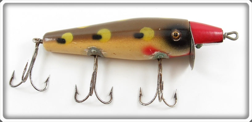 Vintage Vann Clay Corp Frog Red Head Retrievable Minnow Lure