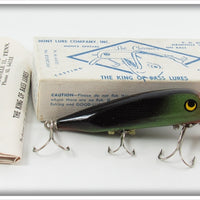 Vintage Hunt Lure Co Black & Green The Charmer Lure In Box