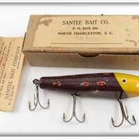 Santee Bait Co Purple Yellow Head Dolly Jumper Lure In Box