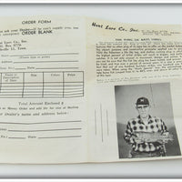 Hunt Lure Co Black & Yellow The Enticer In Box