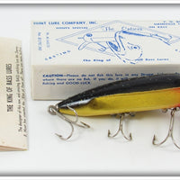Vintage Hunt Lure Co Black & Yellow The Enticer Lure In Box 