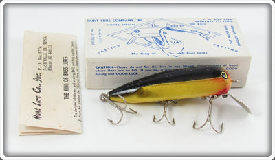 Vintage Hunt Lure Co Black & Yellow The Enticer Lure In Box 