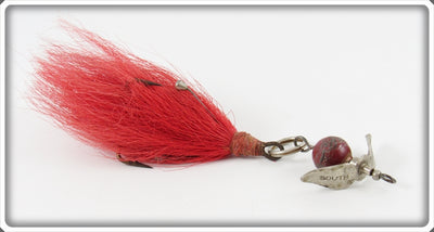 South Bend Red Jersey Bucktail Spinner With Bing Hook