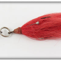 South Bend Red Jersey Bucktail Spinner With Bing Hook