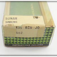 Heddon KCH Yellow/Red Muskie Sonar In Correct Box 435 KCH