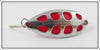 South Bend Chrome Red Sun Spot Spoon In Correct Box 525 CR