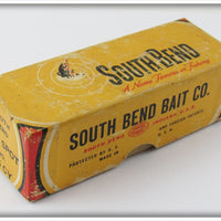 South Bend Chrome Yellow Sun Spot Spoon 525 CY In Correct Box