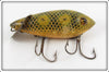 Vintage Heddon Frog Scale Baby Crab Wiggler Lure 1909J