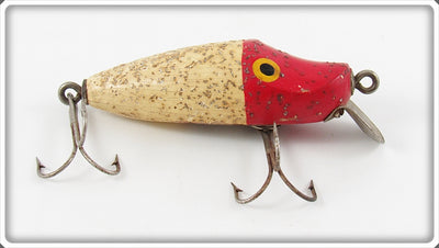 Vintage Bleeding Bait Manufacturing Co Red Head Flitter Bleeder Bait