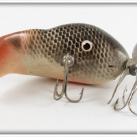 Vintage Bud Stewart Black Scale Crippled Wiggler Lure