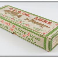 Creek Chub Perch Husky Dinger End Label Empty Box 5701