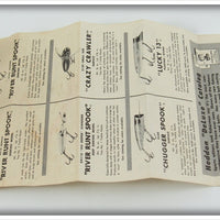 Heddon Pike Scale Scissor Tail In Box 9830 M