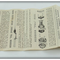 Heddon Pike Scale Scissor Tail In Box 9830 M