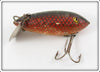 Vintage Heddon Red Scale Deep O Diver Lure 7009H