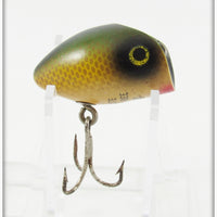 Vintage Millsite Gold Scale Spin E Bee Lure