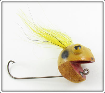 Vintage Tropical Bait Co Yellow Frog Stormy Petrel Frog Lure