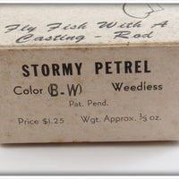 Tropical Bait Co Black & White Stormy Petrel Frog In Box